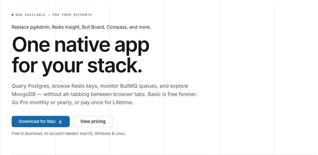 The RowDex download page with installers for macOS, Windows and Linux.